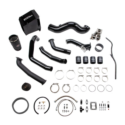 Wehrli 01-04 GM Duramax LB7 S400 Single Turbo Install Kit - Sparkle Bomber Orange