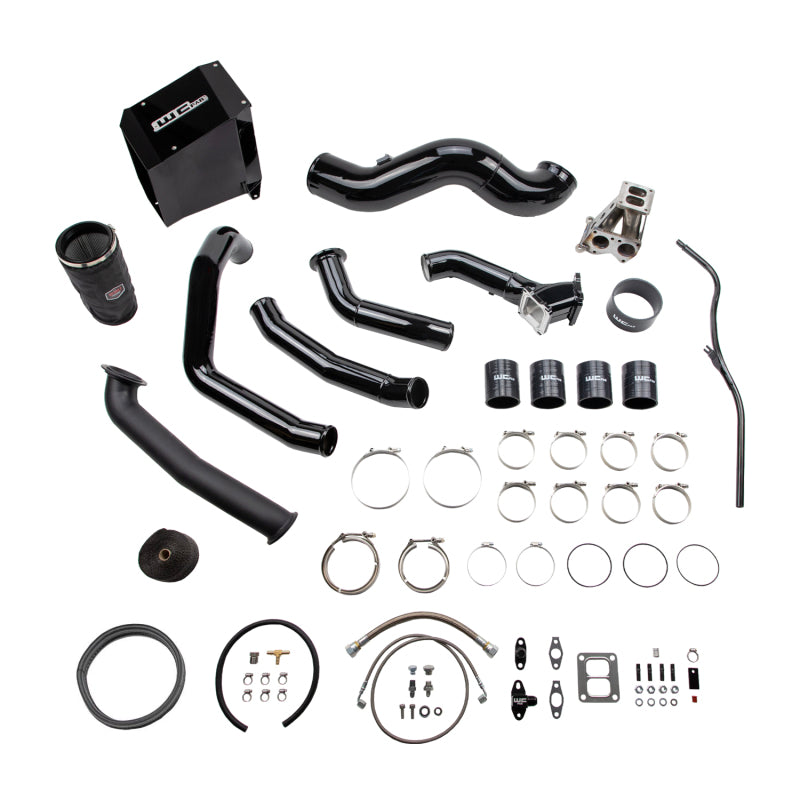 Wehrli 01-04.5 Chevrolet 6.6L LB7 Duramax S400 Turbo Install Kit (No Turbo) - Gloss Black