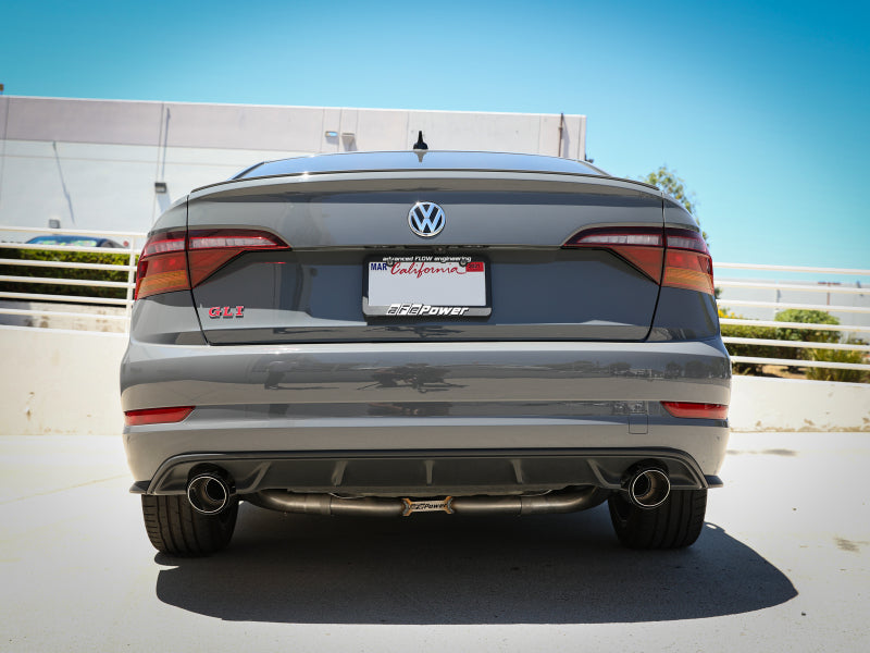 aFe 19-21 VW Jetta GLI (MKVII) L4-2.0L (t) MACH Force-Xp 304 SS Cat-Back Exhaust System Carbon Tips