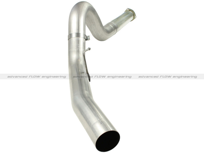 aFe MACHForce XP 5in DPF-Back Stainless Steel Exh Sys, No tip, Ford Diesel Trucks 11-14 V8-6.7L