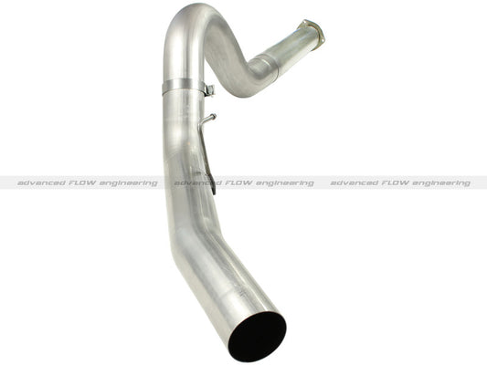 aFe MACHForce XP 5in DPF-Back Stainless Steel Exh Sys, No tip, Ford Diesel Trucks 11-14 V8-6.7L