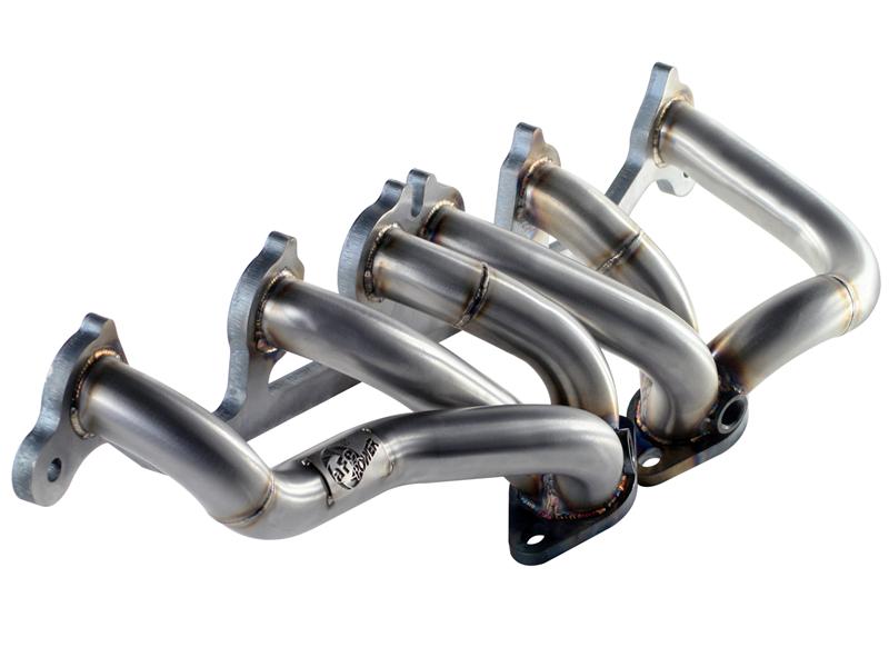 aFe Twisted Steel Header SS-409 HDR Jeep Wrangler JK 07-11 V6 3.8L